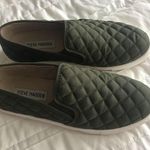 Steve Madden Army Green Slip Ons Photo 0