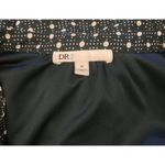 DR2 Dress Womens Medium Blue Polka Dot 3/4 Sleeve Henley Shirt Dress Short Photo 9