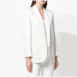 Zadig & Voltaire Verdun Jac Star White & Gold Blazer Tuxedo Jacket Size 36 Photo 9