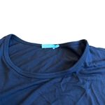 J. McLaughlin  Elora Side Tie Sheath Dress Stretch Navy Jersey Size Large Women's Photo 4