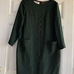 Jones New York Vintage  Shirt Dress Womens Large Button‎ Down Photo 0