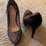 Glint Black Lace Heels Size 7.5 Photo 0