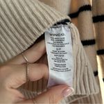 Vince  Breton‎ Striped Cardigan Wool Cashmere Blend Button Sweater V-Neck Size S Photo 6