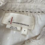 Anthropologie Vicenza Ivory Lace Swiss Dot Cotton Tunic Top Mini Dress Photo 4