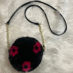 Betsey Johnson NWOT X Trolls faux fur canteen style crossbody bag Photo 0