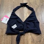 Kate Spade NWT  Twist Front Bikini Top Navy Photo 1