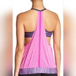 Nike  Pink Striped Layered Tankini L Photo 4