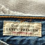 Levi's EUC Ribcage Straight Ankle Distressed Denim Jeans Size 30 Photo 4