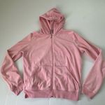 Juicy Couture Vintage Y2K Pink Velour Hoodie, L Photo 1