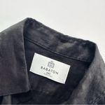 Aritzia NEW  Babaton Button Up Utility Linen Shirt Black Photo 12