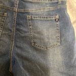 Maurice's Blue High-Waisted Jean Shorts with Frayed Hem Photo 7