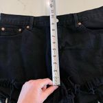 Pistola  Gigi Low Rise Cut Off Shorts Black Size‎ 30 Photo 6