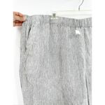 Eileen Fisher Organic Linen Wide Leg Pants White/Black Bio-Linen 3X Photo 4
