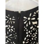 Calvin Klein  Black Floral Laser Cut Sheath Dress 6 Petite Cocktail party wedding Photo 3