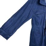 The Only Jane Boiler Suit Blue Jump Two Denim Long Sleeve High Neck Jumpsuit 6 Photo 9