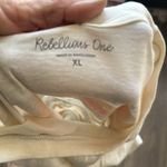 None Big Sur crop top cream 70’s vibe graphic T Photo 4