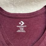 Converse Maroon Logo  All Star Vneck Tee Photo 1