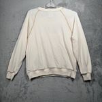 American Eagle  Sweatshirt Small Maine Graphic Raglan Cream Neutral Cozy Coastal Photo 2
