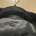 Theory  Black Wool Double Button Blazer Business Casual Workwear Size 10 Photo 6