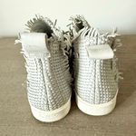 Loeffler Randall  Marlie Fashion Sneaker in Woven Pattern Light Gray - size 7 Photo 4