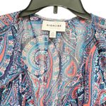 Highline  Collective Women’s Small Petite Paisley See Through Light Weight Blouse Photo 1