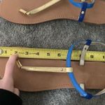 Limited Edition sandals blue & gold Brown Size 10 Photo 4