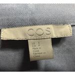 COS : Dusty Blue Button Down Photo 4
