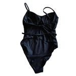 ANDIE Black The Riviera Adjustable Straps Belt Paddec Swimming Suit SZ M #1438 Photo 3