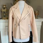 Urban Outfitters Peach Vegan Leather Moto … Photo 1