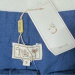 mille Women's Maxwell Short in Navy Linen Photo 5