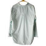 American Eagle NWT  Oversized Oxford Button Down Women’s Striped Shirt Medium Photo 1