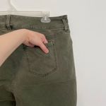 Torrid Plus Size Jegging Bermuda Shorts Olive Green 10.5" In Denim Jean Shorts Photo 14