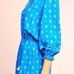 Beachgold from Anthropologie Blue Flowy Romper Size Medium Photo 1