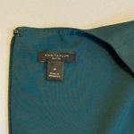 Ann Taylor  Dress Petite Teal Green Cap Short Sleeve Twist Front Sheath Size 0P Photo 5