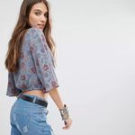 Honey Punch Floral Crop Top Size small Photo 1