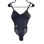 NWT COZYEASE Black Lace Sheer Bustier Corset Bodysuit XS Photo 5
