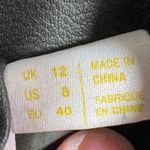 Maeve Anthropologie Kellie Faux Leather Trench Coat Utility Jacket Green Size 8 Photo 3