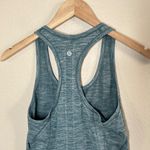 Lululemon  Athletica Racerback Swiftly Tank Top Size 6 heather blue Photo 4