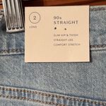 Universal Threads Universal thread 2 Long 90s Straight rhinestone embelished Light was Photo 3