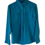 World Wide Sportsman Women Small P Blue Fishing Vented Outdoor‎ Shirt Size undefined Photo 0