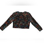 Vintage 90s Floral Velvet Button Photo 2