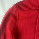 Hollister women's medium y2k Red Hoodie Button Front surf cali Photo 4