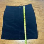 Athleta black velvet velour skirt Size 6 Photo 1
