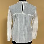 Only 🛍️ ASOS White Smock Top with Lace Insert Blouse Size 34 EU or US 2 Photo 11