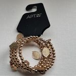 Apt. 9  Goldtone Wrap Wrist  Statement Gold Fashion Leaf Bracelet NWT Photo 0