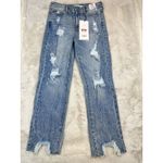 Celebrity Pink Womens High Rise Mom The Comic 9/29 Blue Photo 3