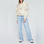 Gentle Fawn  Caleb Sweater Pullover Cream Beige Faux Sherpa Cozy Warm Photo 1