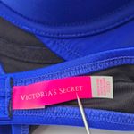 Victoria's Secret  Blue Padded Strapless Bikini L Top Swimwear Large 32DD Photo 3
