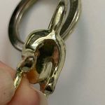 Kipling  Charm Keyring Fob Monkey Purse Bag Gold Metal Small Photo 7