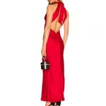 Bardot NWT Fire Red  Amalfi Maxi Slip Dress Size US 10 Photo 1